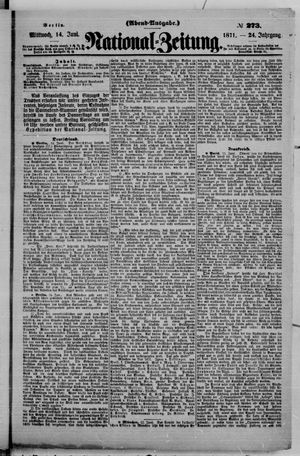 National-Zeitung vom 14.06.1871