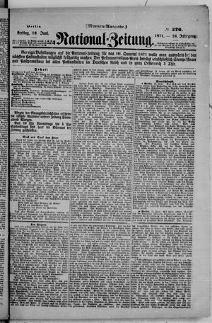 Nationalzeitung on Jun 16, 1871