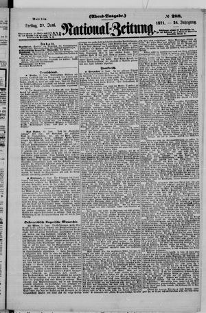 Nationalzeitung vom 23.06.1871