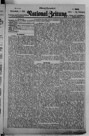 National-Zeitung vom 01.07.1871