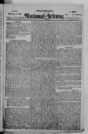 Nationalzeitung on Jul 5, 1871