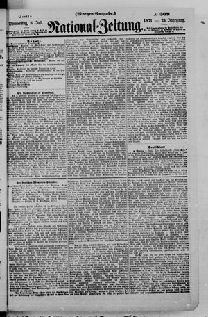 Nationalzeitung vom 06.07.1871