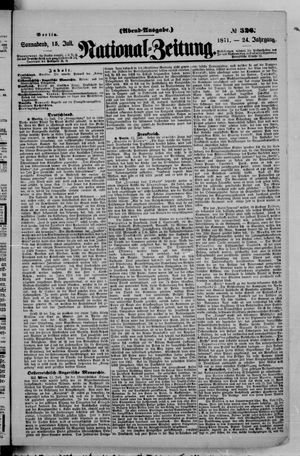 National-Zeitung vom 15.07.1871