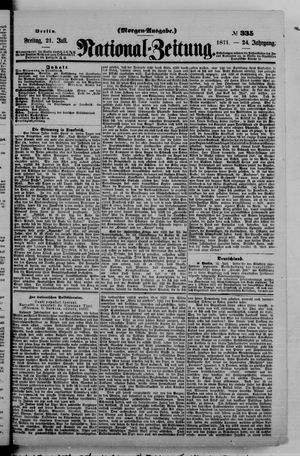 National-Zeitung vom 21.07.1871