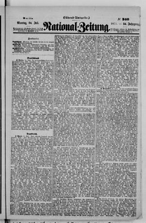 National-Zeitung vom 24.07.1871