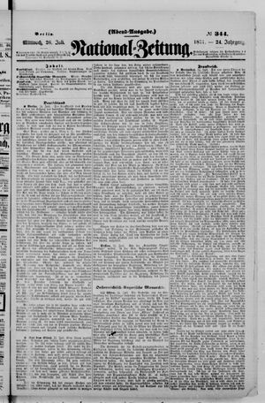 National-Zeitung vom 26.07.1871