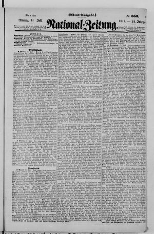 National-Zeitung vom 31.07.1871