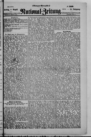 National-Zeitung vom 04.08.1871