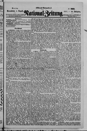 National-Zeitung vom 05.08.1871