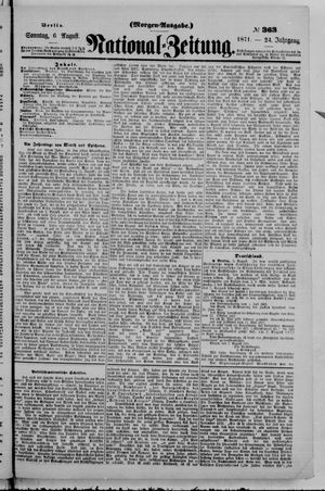 National-Zeitung vom 06.08.1871