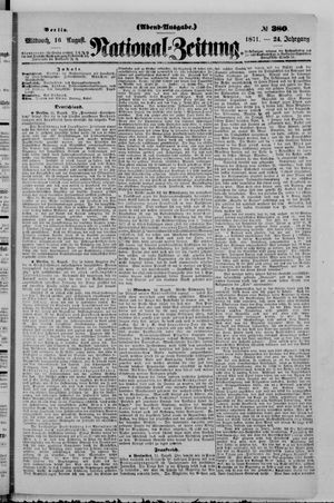National-Zeitung vom 16.08.1871