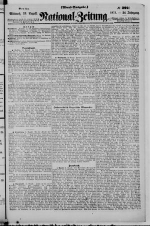 National-Zeitung vom 23.08.1871
