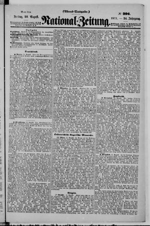 National-Zeitung vom 25.08.1871