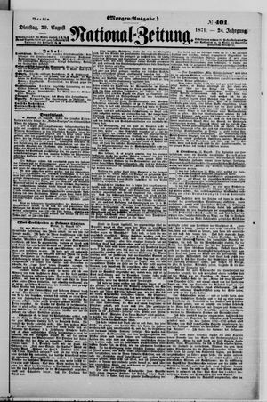 National-Zeitung vom 29.08.1871