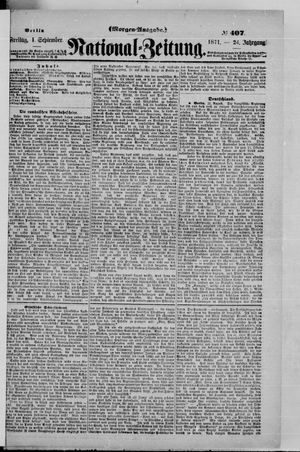 Nationalzeitung vom 01.09.1871