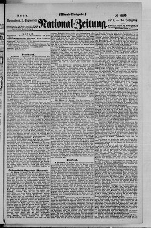 Nationalzeitung vom 02.09.1871