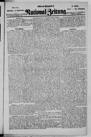 Nationalzeitung vom 05.09.1871