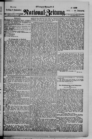 National-Zeitung vom 08.09.1871