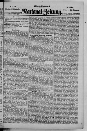 National-Zeitung on Sep 11, 1871