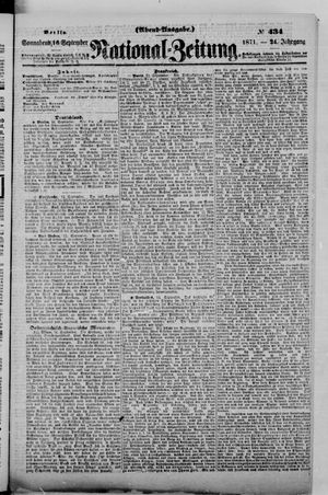 National-Zeitung vom 16.09.1871