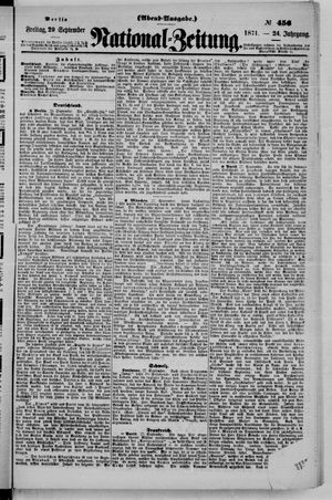 National-Zeitung vom 29.09.1871