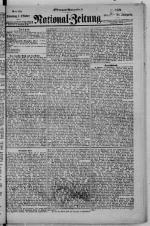Nationalzeitung vom 01.10.1871