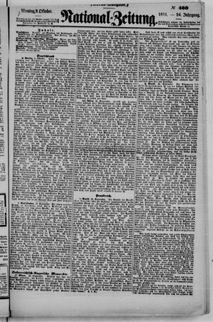 Nationalzeitung vom 02.10.1871