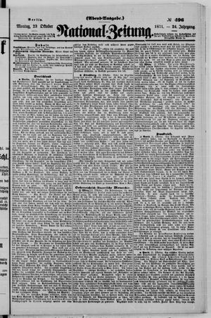 National-Zeitung vom 23.10.1871