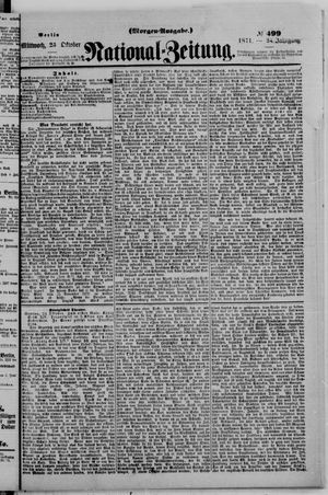 Nationalzeitung vom 25.10.1871