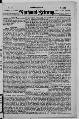 National-Zeitung vom 25.10.1871