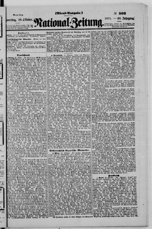 National-Zeitung vom 26.10.1871