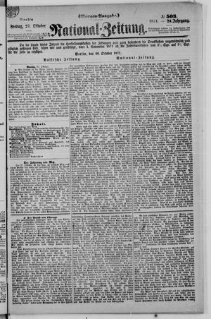National-Zeitung vom 27.10.1871