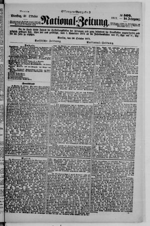 Nationalzeitung vom 31.10.1871