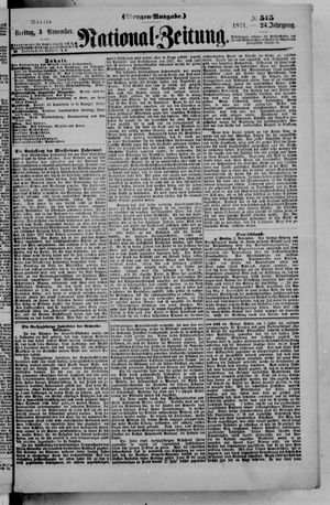 National-Zeitung vom 03.11.1871