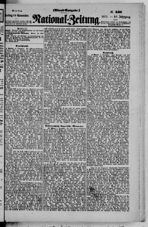 National-Zeitung vom 10.11.1871