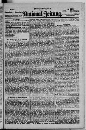 National-Zeitung vom 11.11.1871