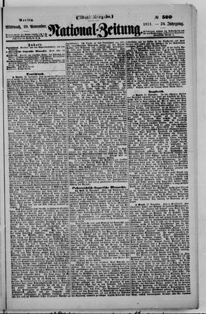National-Zeitung vom 29.11.1871