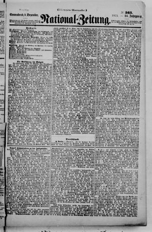 National-Zeitung vom 02.12.1871