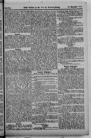 Nationalzeitung vom 10.12.1871