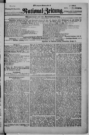 National-Zeitung vom 25.12.1871