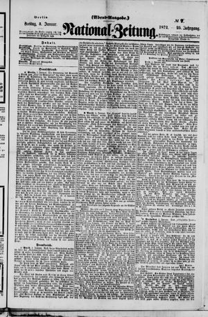 Nationalzeitung vom 05.01.1872