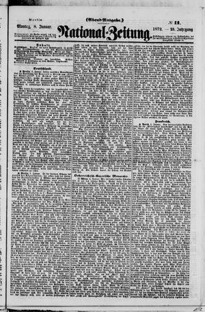National-Zeitung vom 08.01.1872