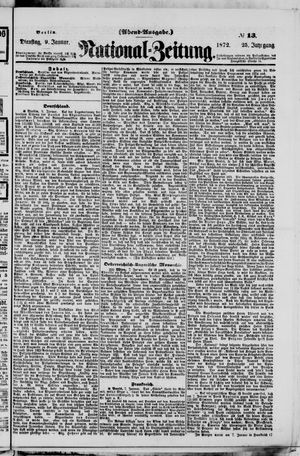 Nationalzeitung on Jan 9, 1872