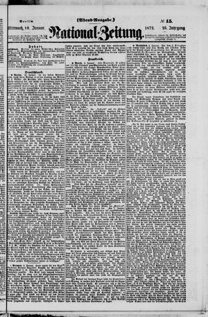 Nationalzeitung on Jan 10, 1872
