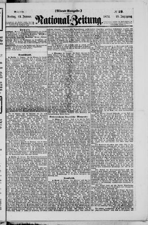 National-Zeitung on Jan 12, 1872