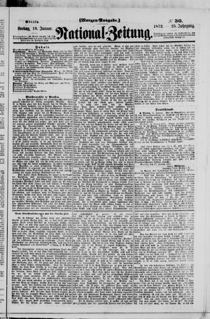 Nationalzeitung on Jan 19, 1872