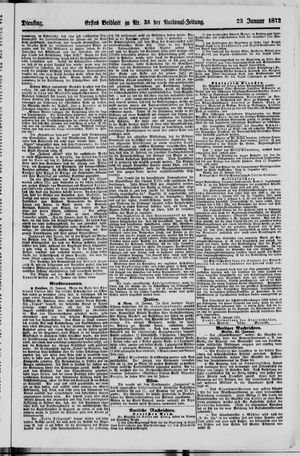 Nationalzeitung on Jan 23, 1872