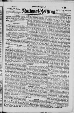 Nationalzeitung on Jan 23, 1872