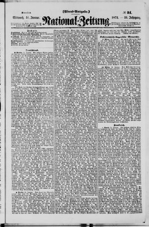 Nationalzeitung vom 31.01.1872