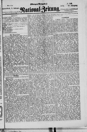 Nationalzeitung vom 03.02.1872